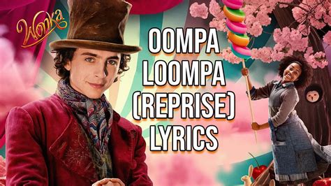 oompa-loompa novo|Oompa Loompa Songs Lyrics by Willy Wonka